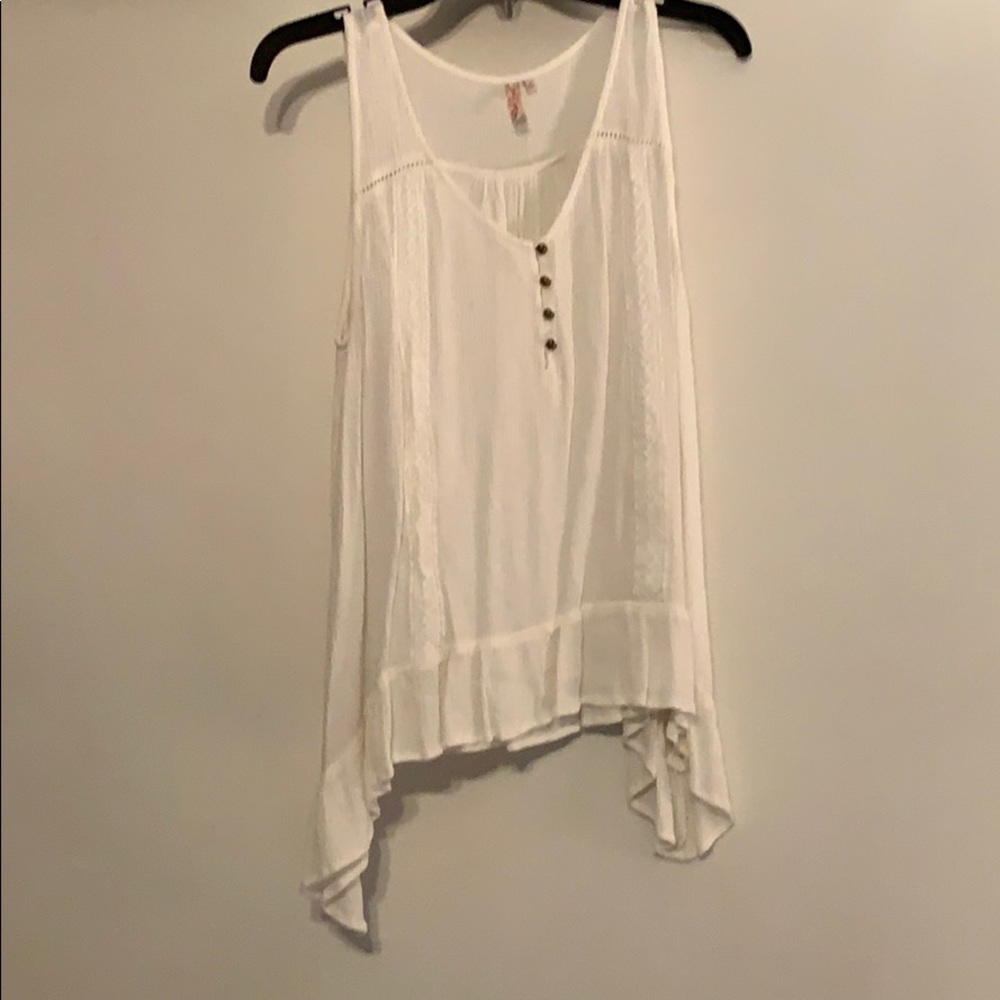 Red camel tank top